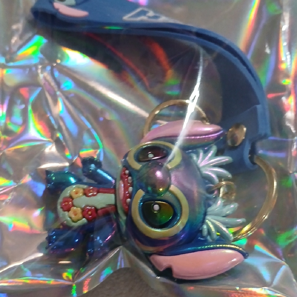 Novelty Blue-Pink Character Keychain Bag Charm